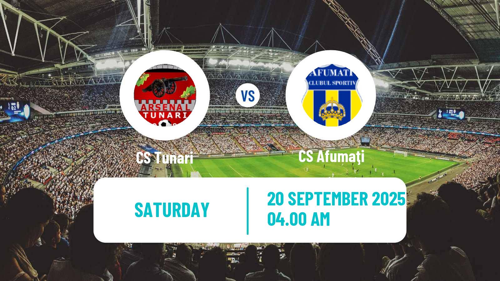 Football Romanian Division 2 Tunari - Afumaţi