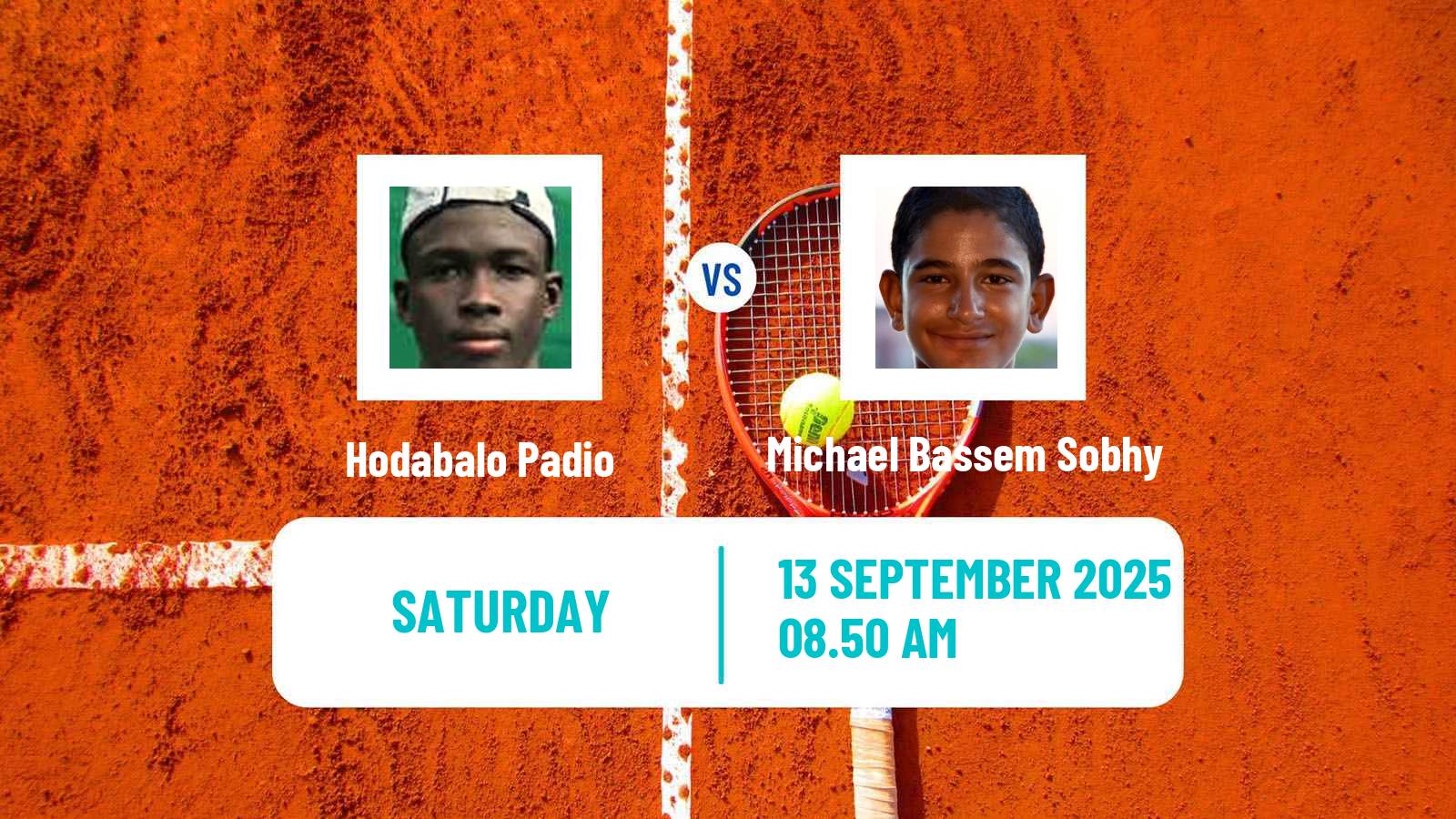 Tennis Davis Cup World Group II Hodabalo Padio - Michael Bassem Sobhy