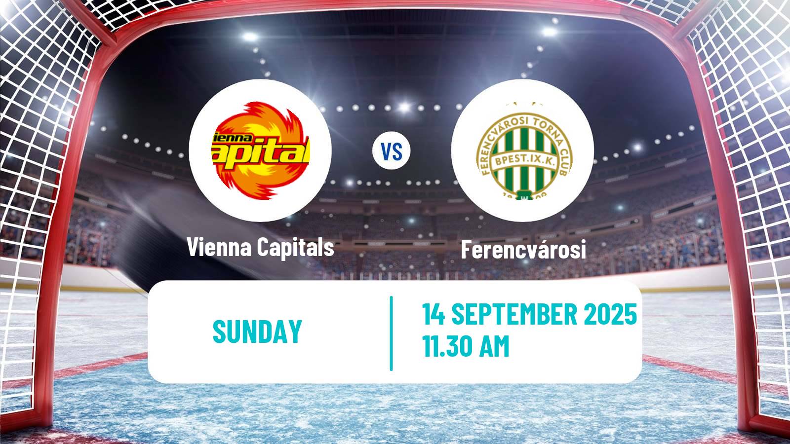 Hockey Austrian Ice Hockey League Vienna Capitals - Ferencvárosi