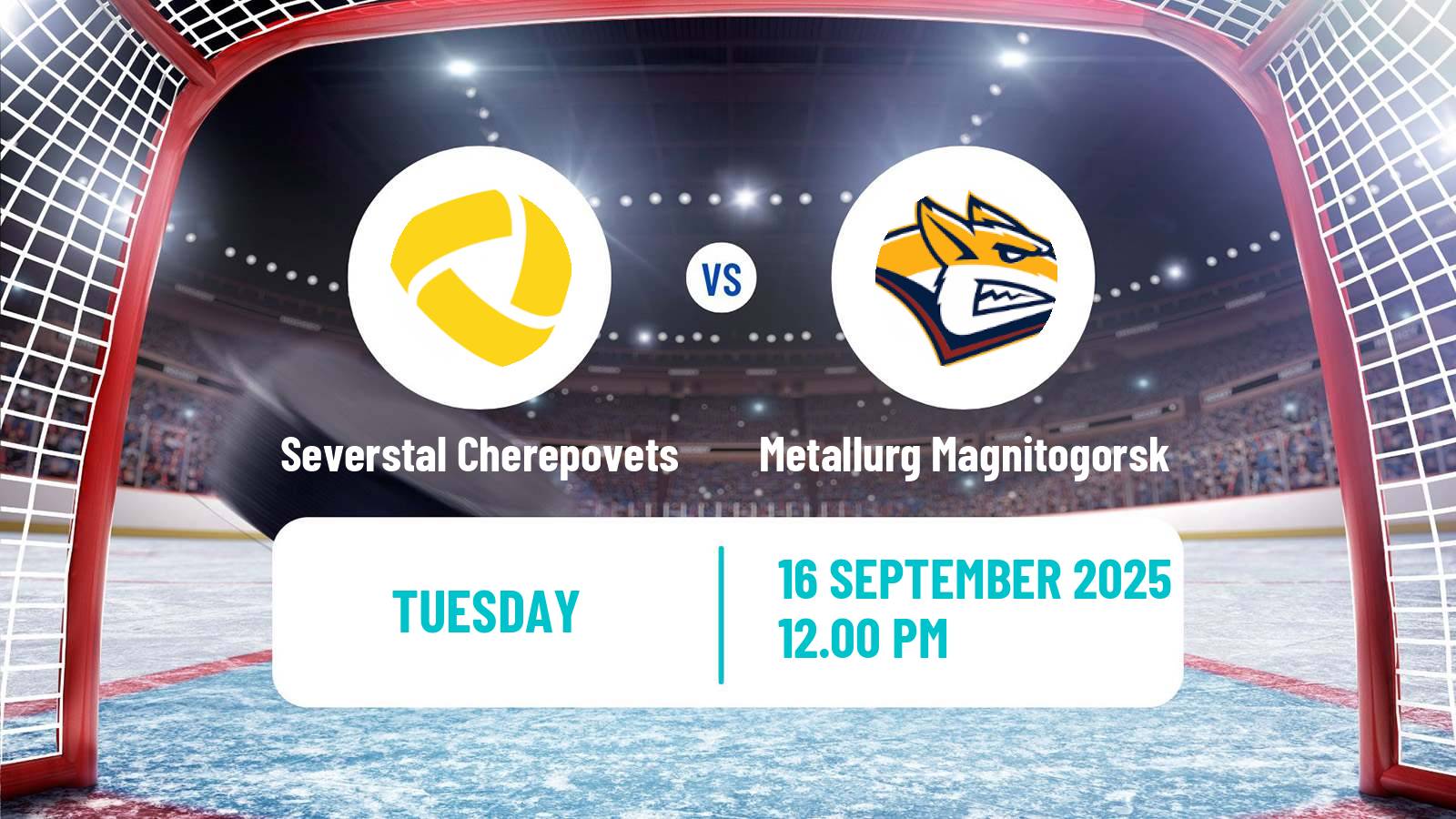 Hockey KHL Severstal Cherepovets - Metallurg Magnitogorsk
