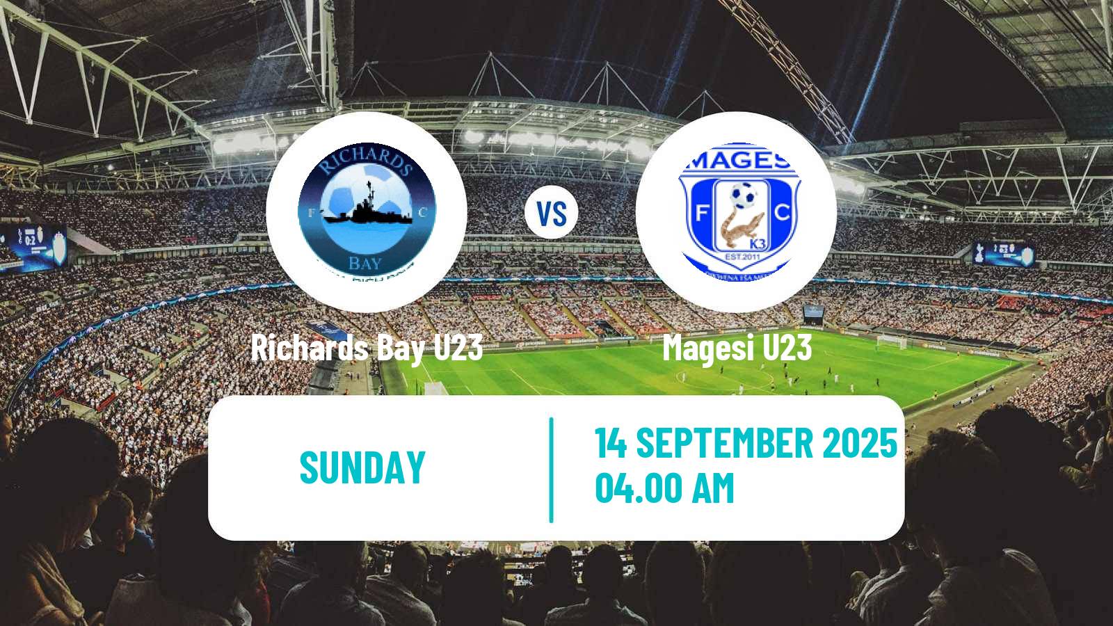 Football South African Diski Challenge Richards Bay U23 - Magesi U23