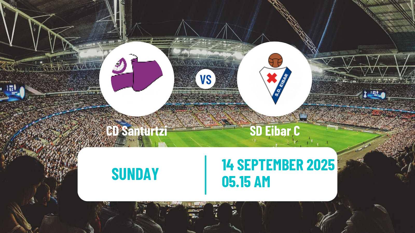 Football Spanish Tercera RFEF - Group 4 Santurtzi - Eibar C