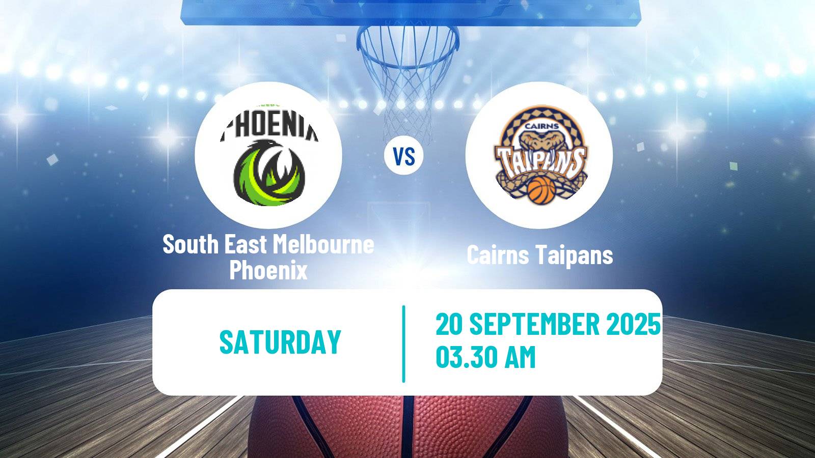 Basketball Australian NBL South East Melbourne Phoenix - Cairns Taipans