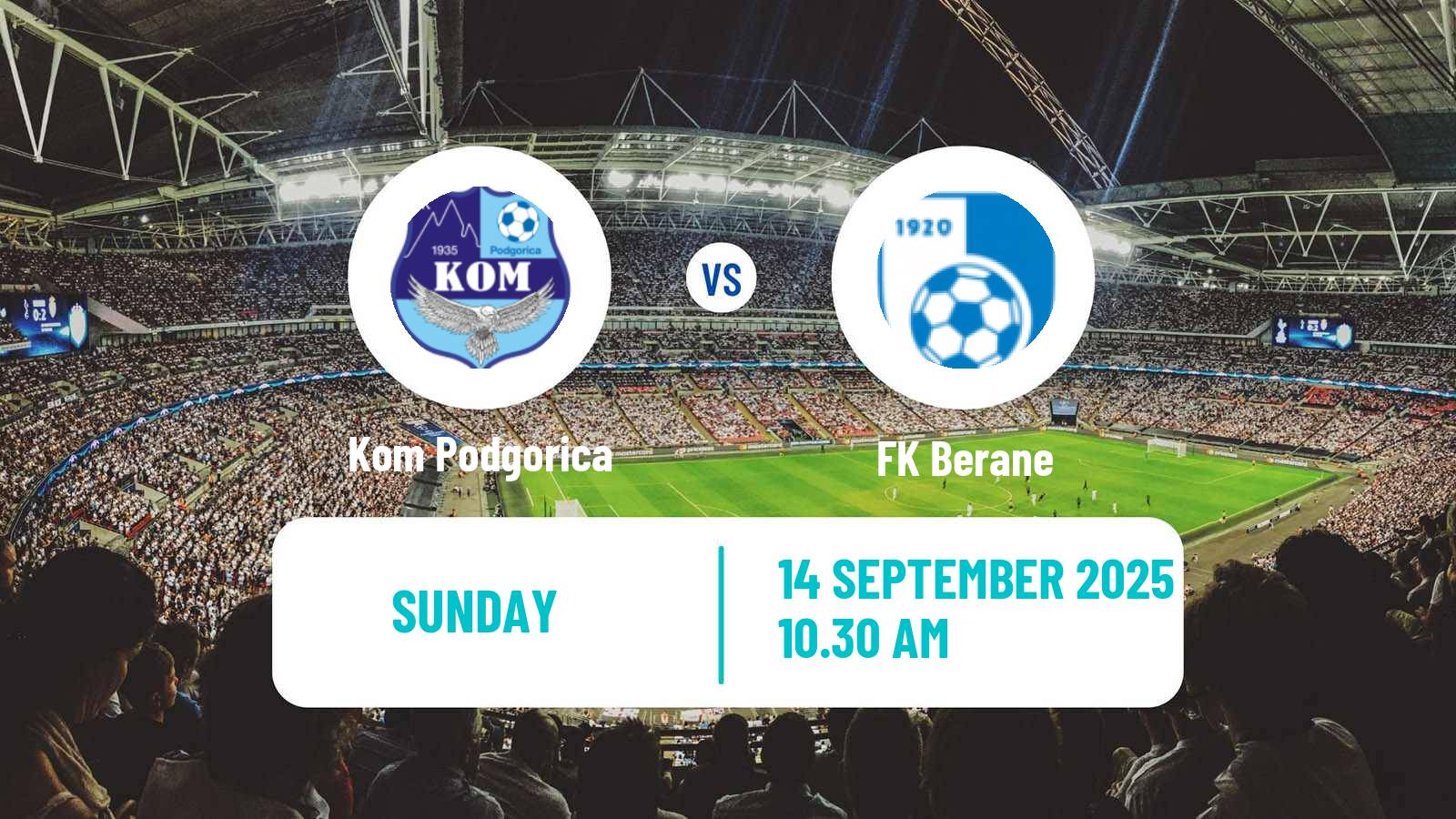Football Montenegrin Druga Liga Kom Podgorica - Berane