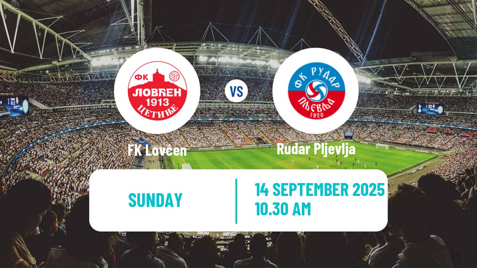 Football Montenegrin Druga Liga Lovćen - Rudar Pljevlja