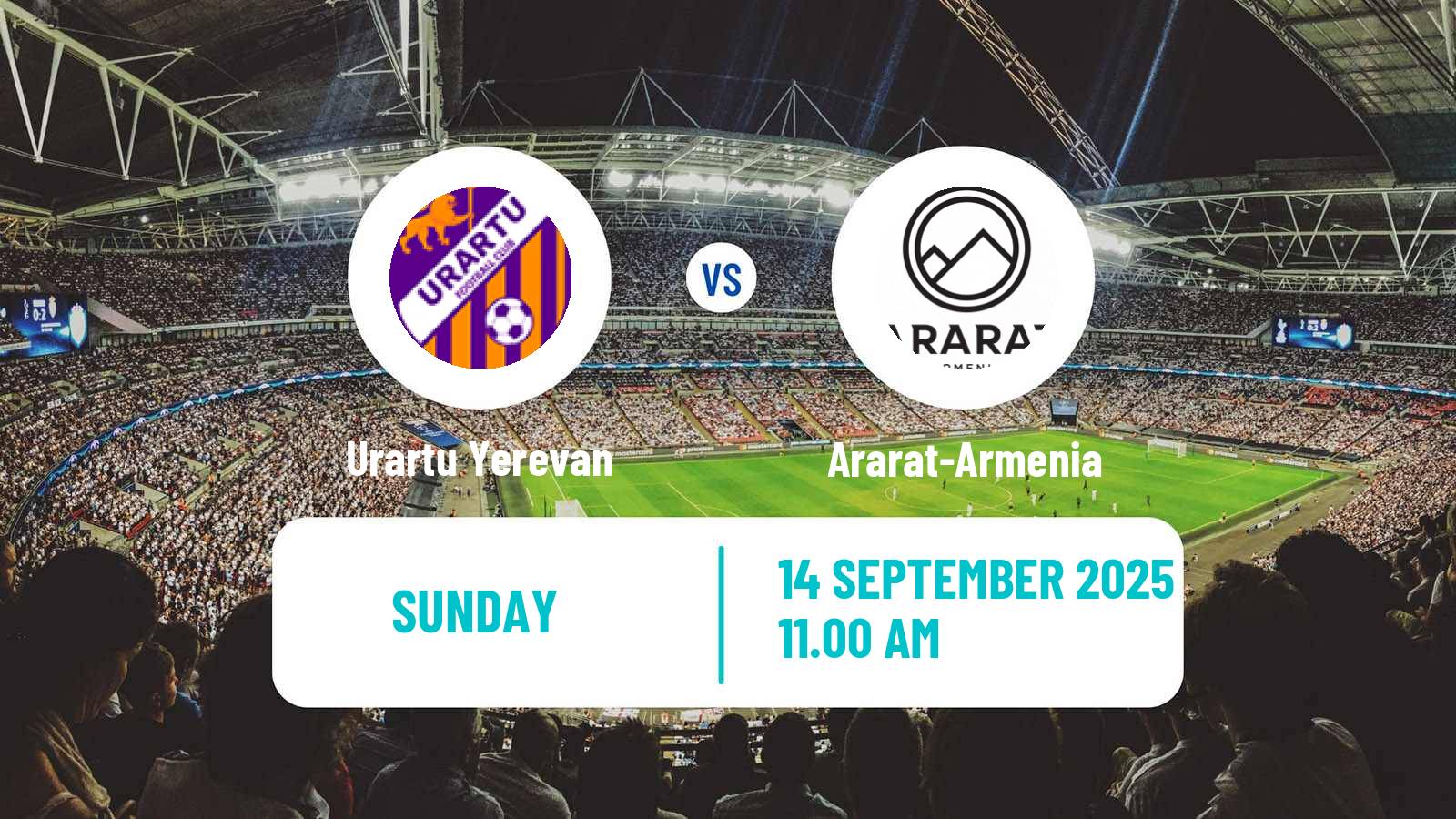 Football Armenian Premier League Urartu Yerevan - Ararat-Armenia