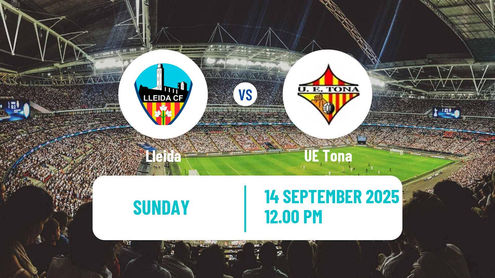 Football Spanish Tercera RFEF - Group 5 Lleida - Tona