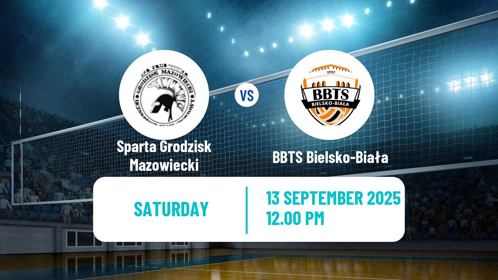 Volleyball Polish I Liga Volleyball Sparta Grodzisk Mazowiecki - BBTS Bielsko-Biała