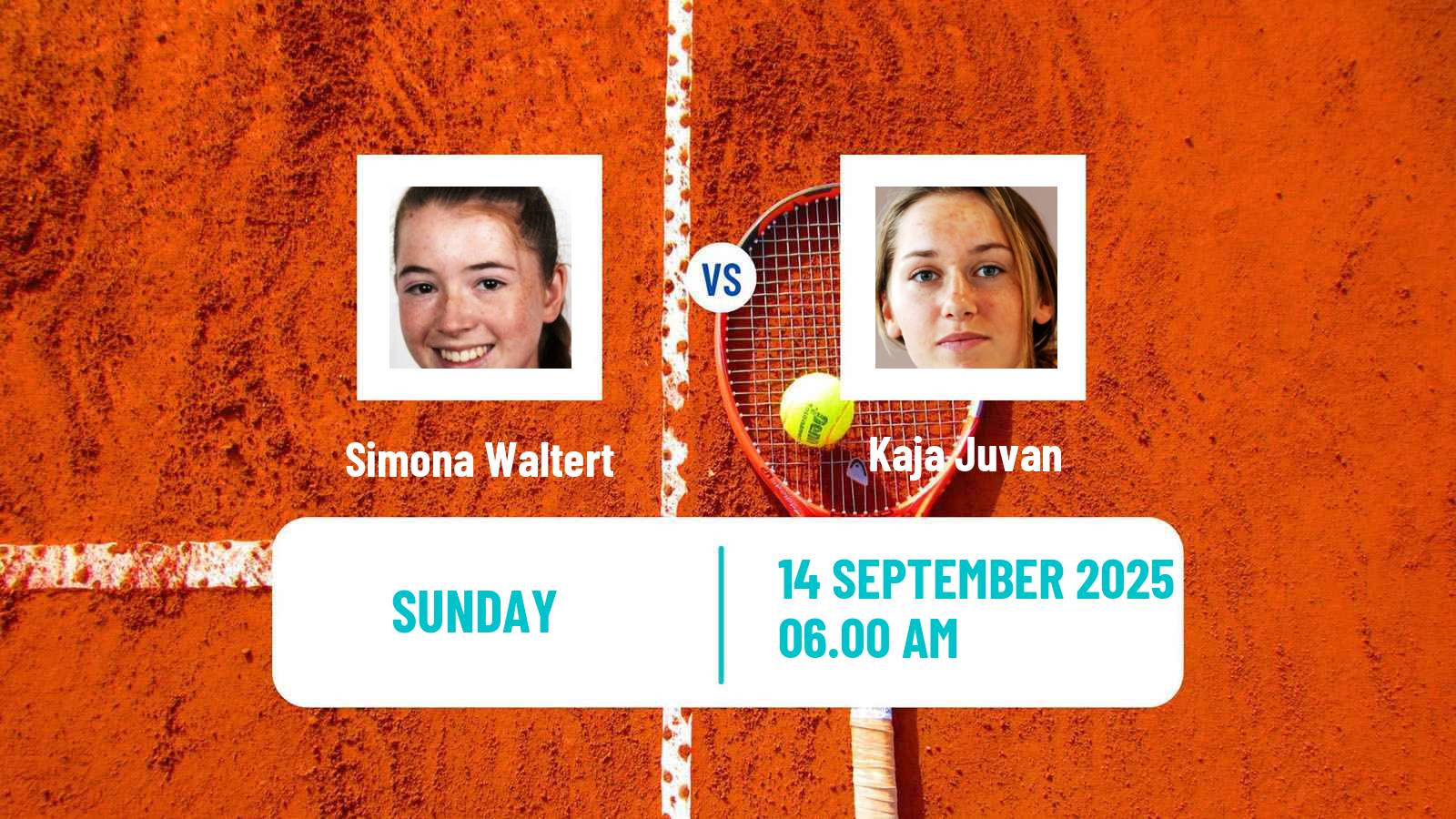 Tennis Ljubljana Challenger Women Simona Waltert - Kaja Juvan