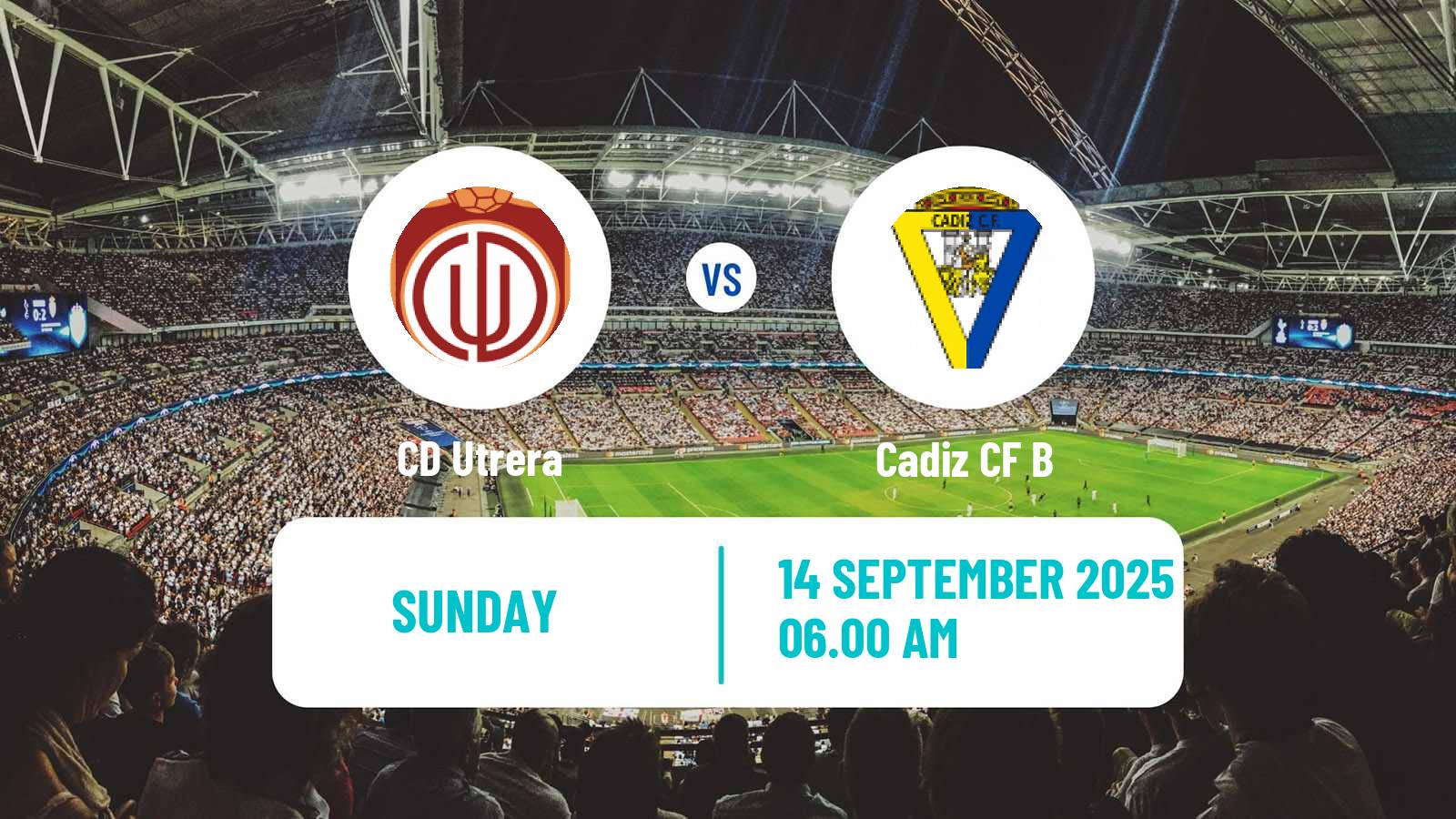 Football Spanish Tercera RFEF - Group 10 Utrera - Cadiz CF B