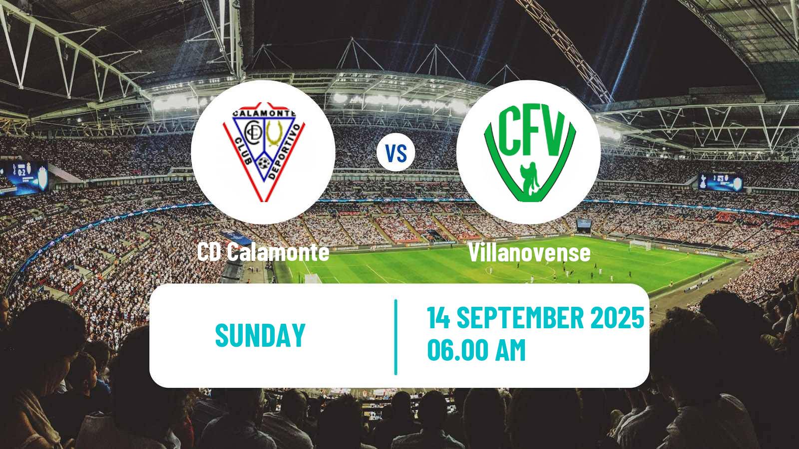 Football Spanish Tercera RFEF - Group 14 Calamonte - Villanovense