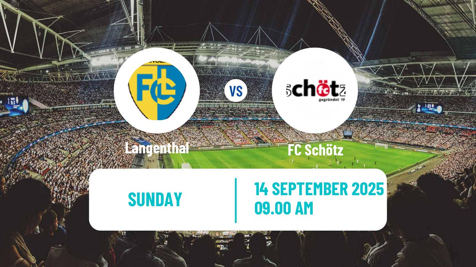 Football Swiss 1 Liga Classic Group 2 Langenthal - Schötz