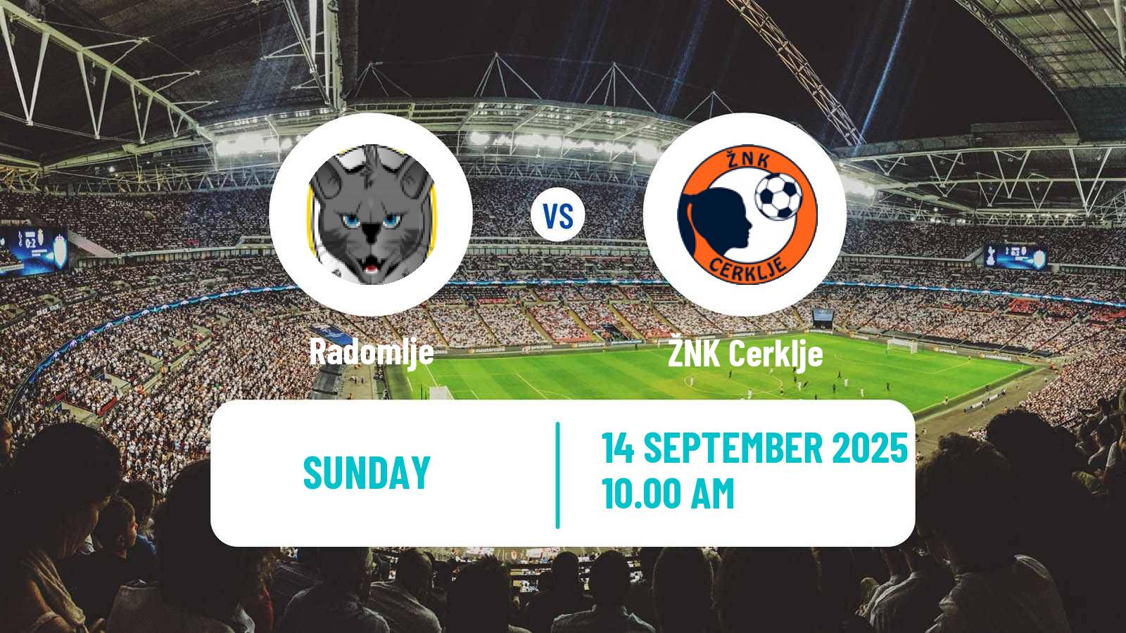 Football Slovenian 1 SZNL Women Radomlje - Cerklje