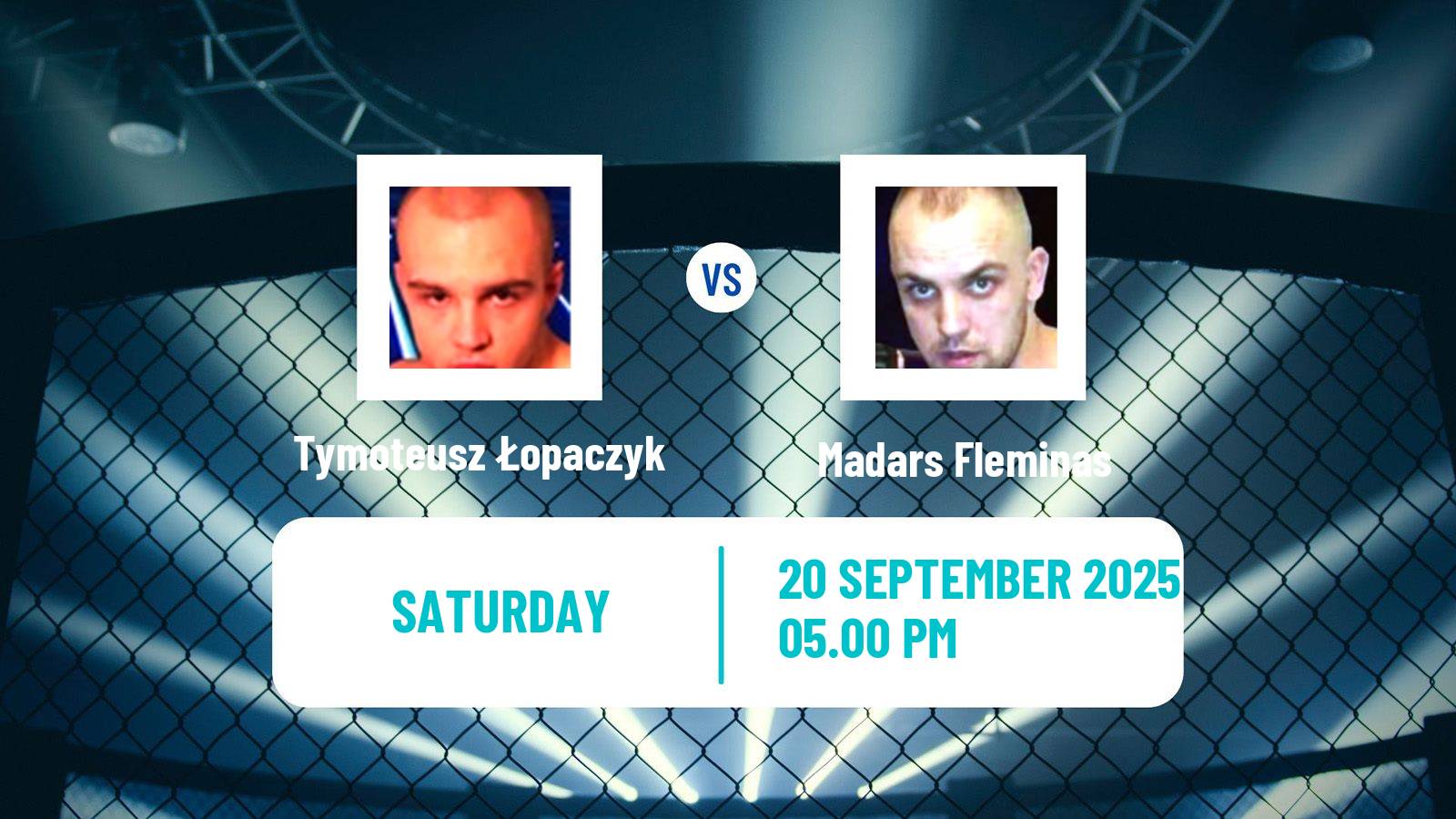MMA Welterweight Ksw Men Tymoteusz Łopaczyk - Madars Fleminas