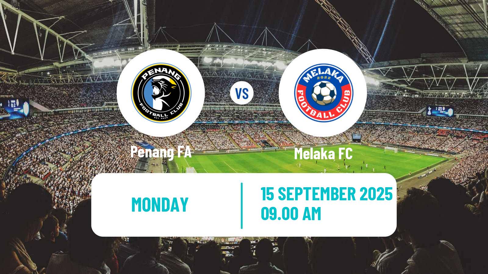 Football Malaysian FA Cup Penang - Melaka