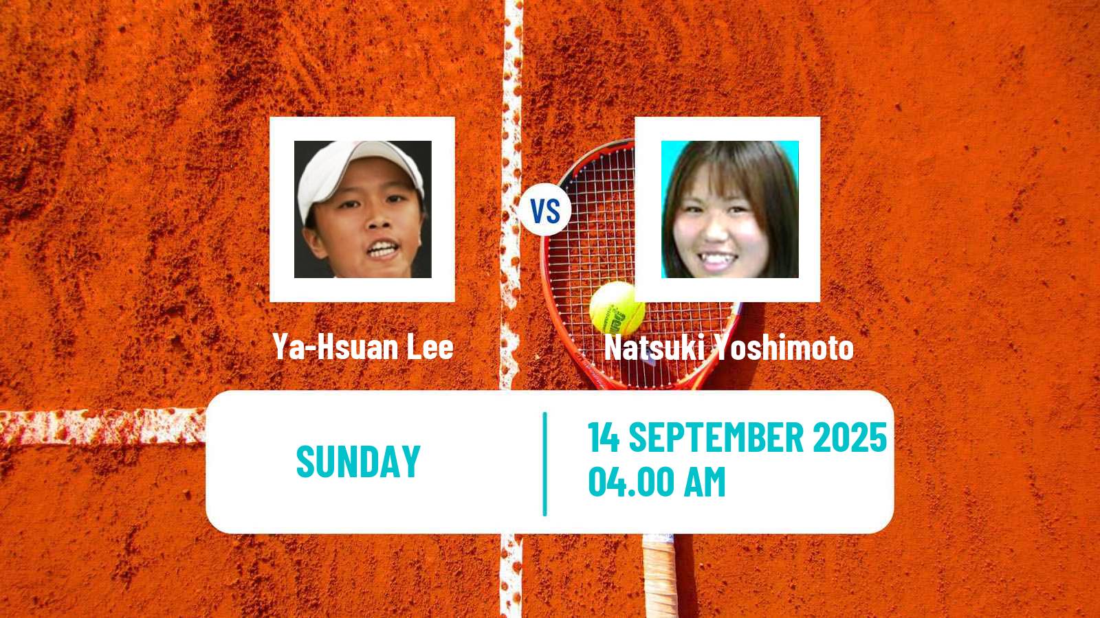 Tennis ITF W15 Yeongwol 2 Women Ya-Hsuan Lee - Natsuki Yoshimoto