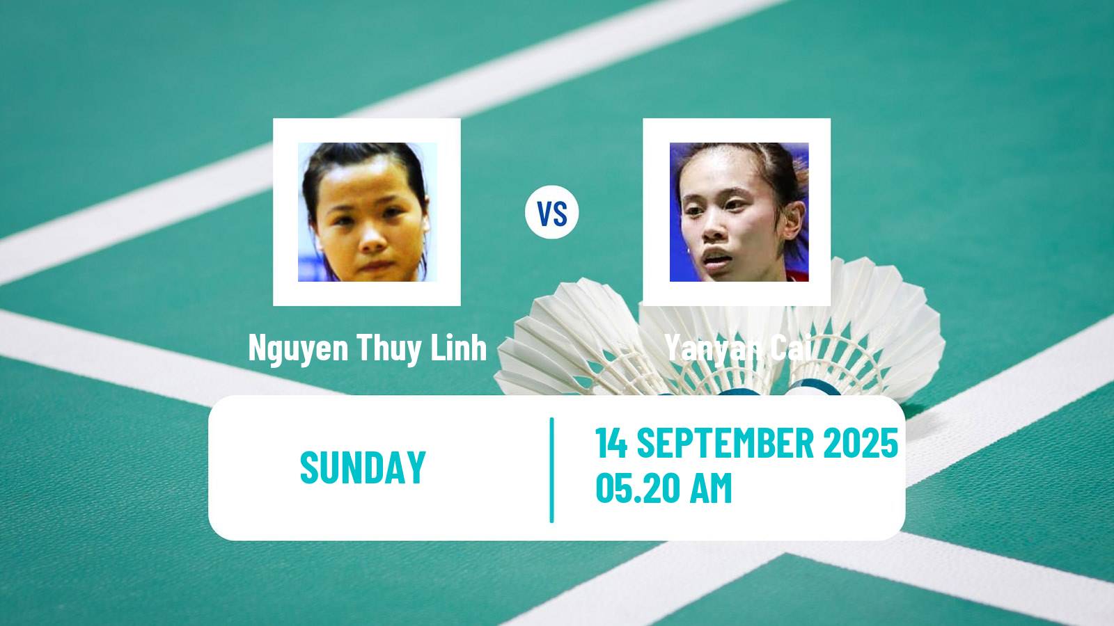 Badminton BWF World Tour Vietnam Open Women Nguyen Thuy Linh - Yanyan Cai