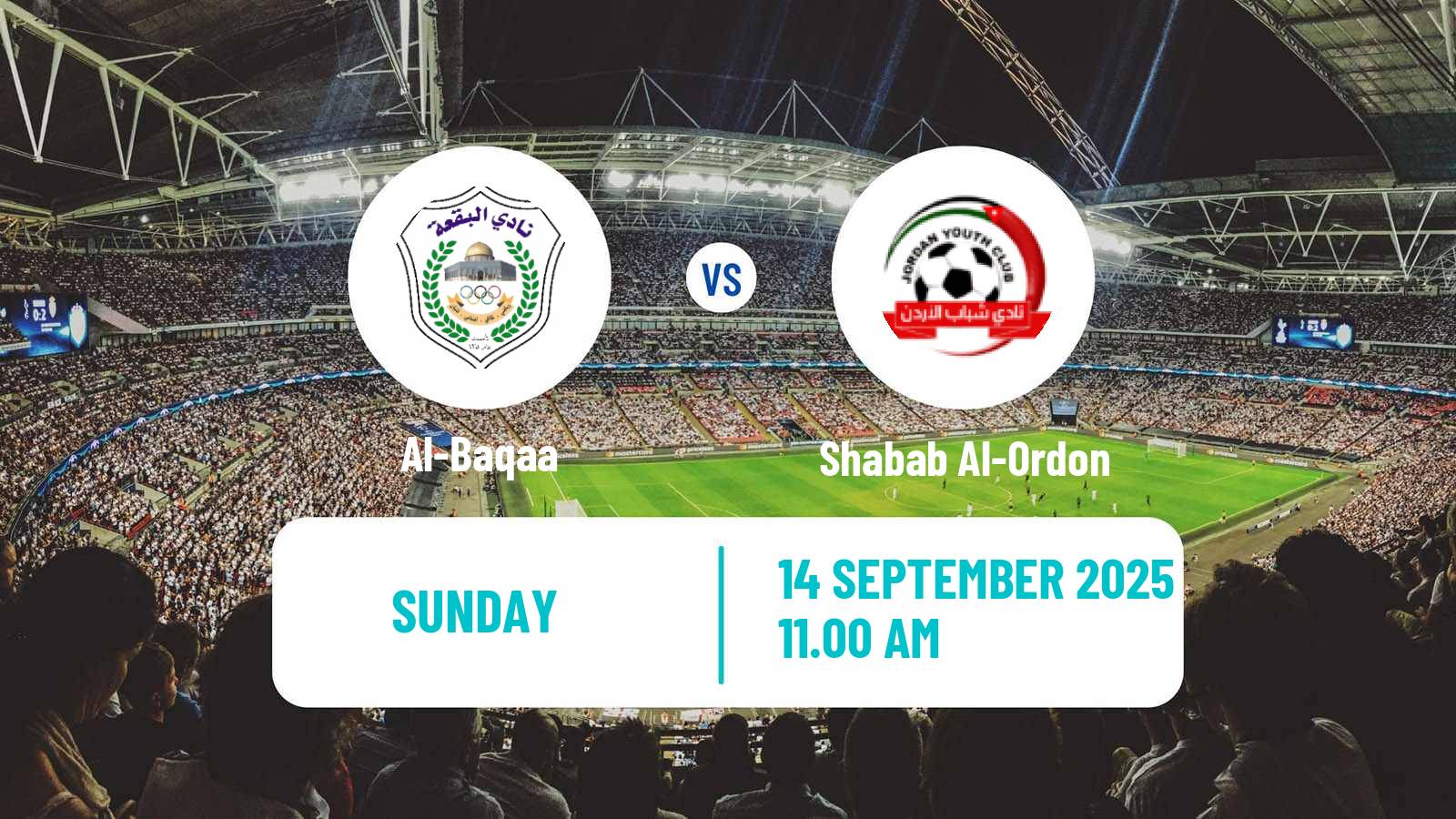 Football Jordan Premier League Al-Baqaa - Shabab Al-Ordon