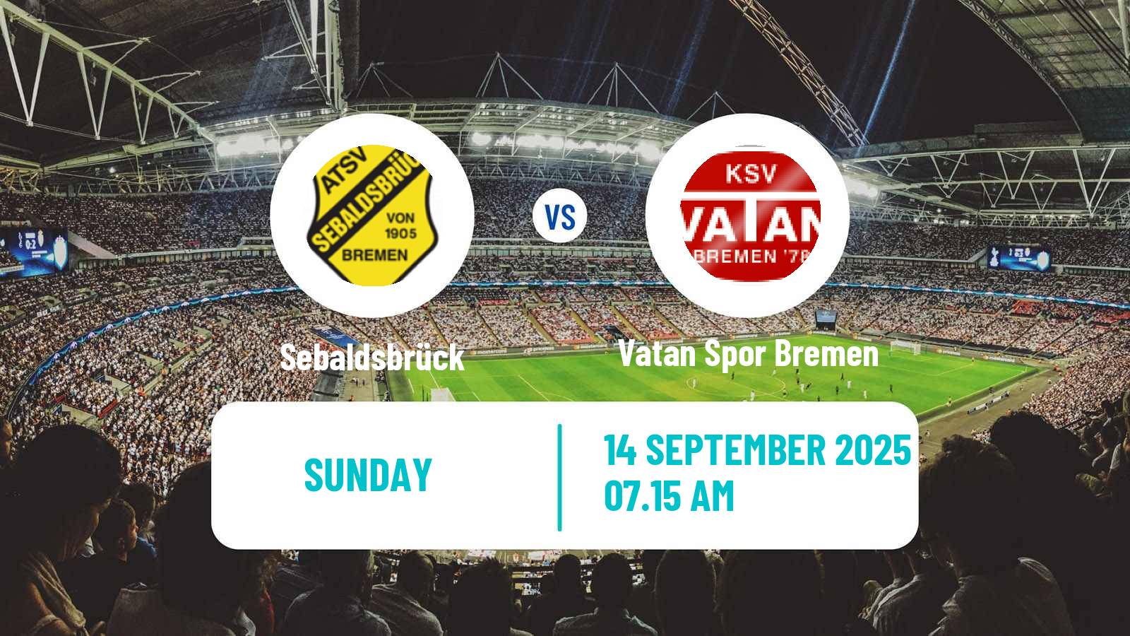 Football German Oberliga Bremen Sebaldsbrück - Vatan Spor Bremen