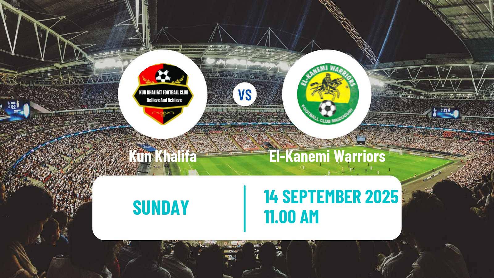 Football Nigerian Premier League Kun Khalifa - El-Kanemi Warriors