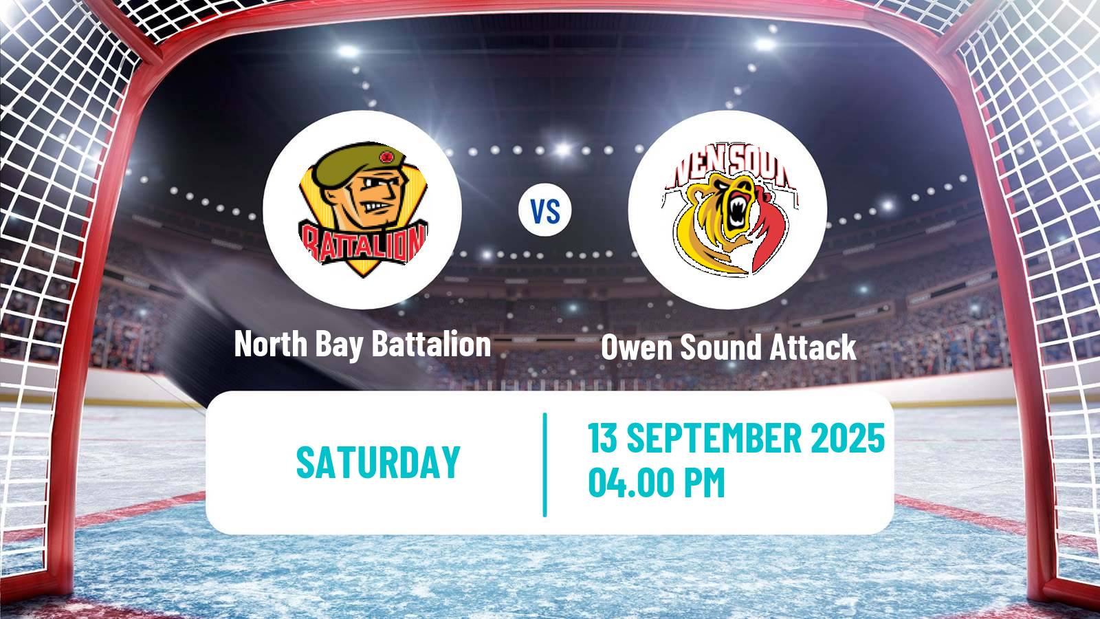 Hockey OHL North Bay Battalion - Owen Sound Attack