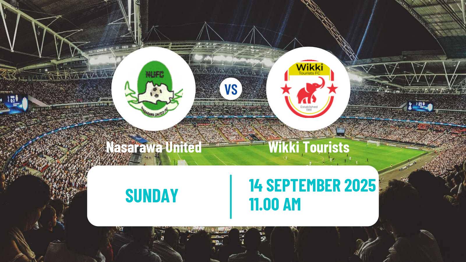 Football Nigerian Premier League Nasarawa United - Wikki Tourists