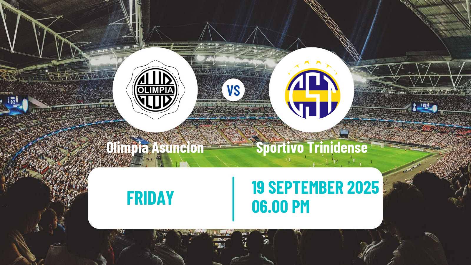Football Paraguayan Primera Division Olimpia Asuncion - Sportivo Trinidense