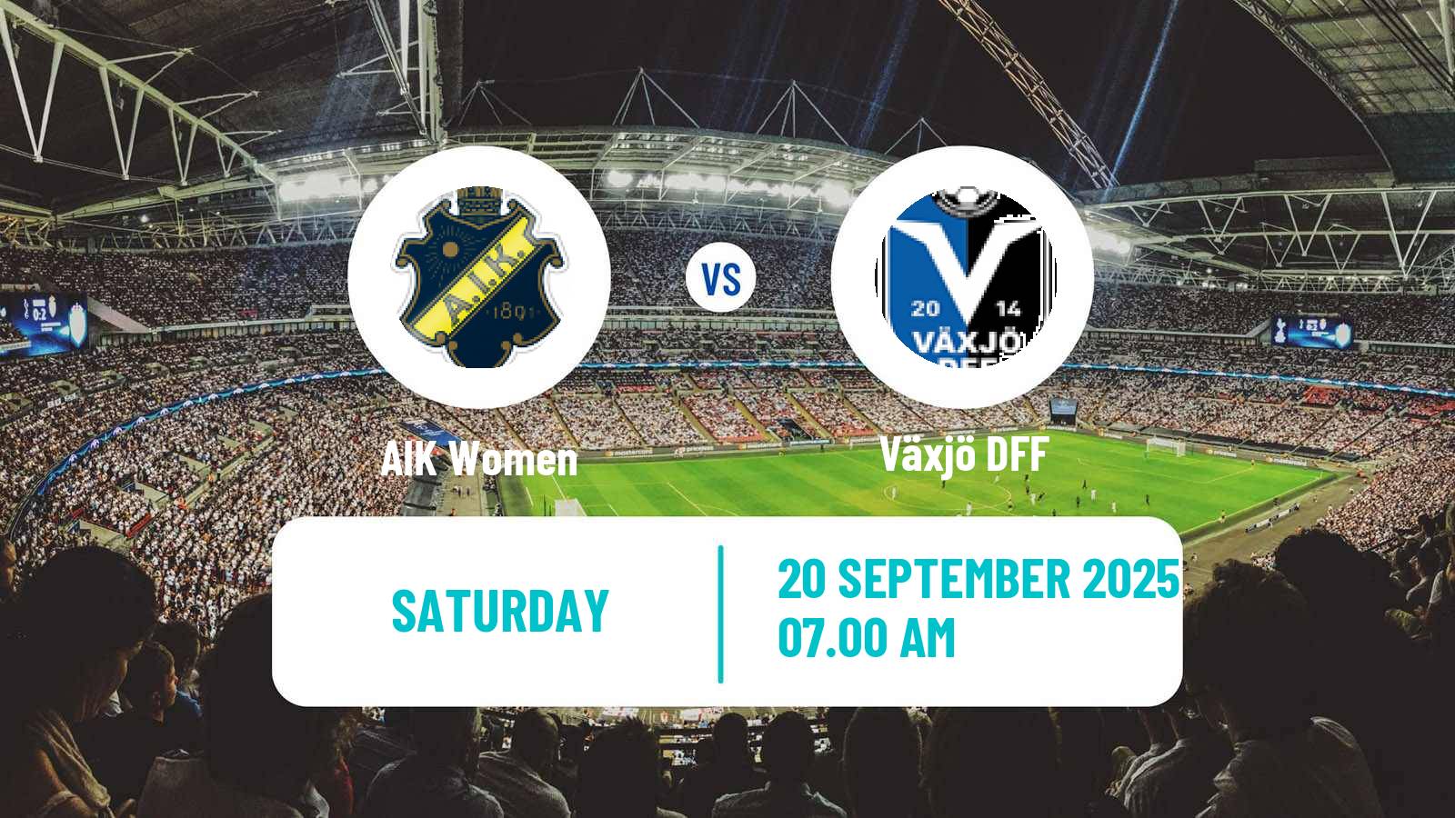 Football Swedish Allsvenskan Women AIK - Växjö DFF