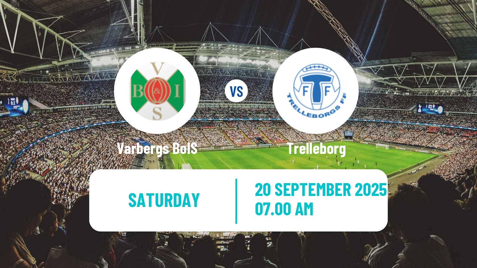 Football Swedish Superettan Varbergs BoIS - Trelleborg
