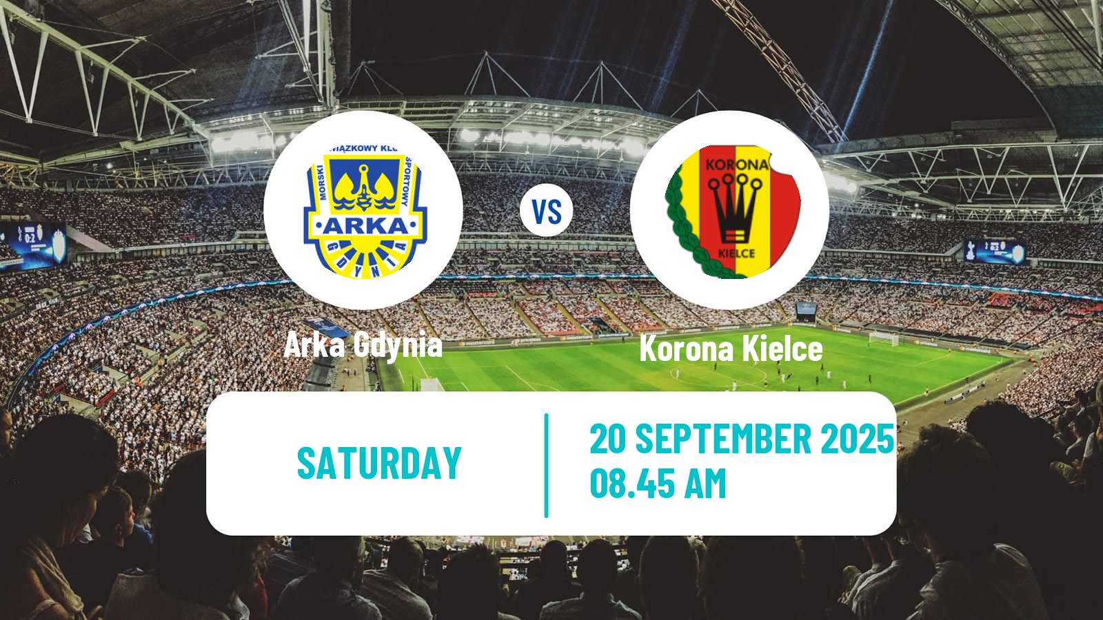 Football Polish Ekstraklasa Arka Gdynia - Korona Kielce