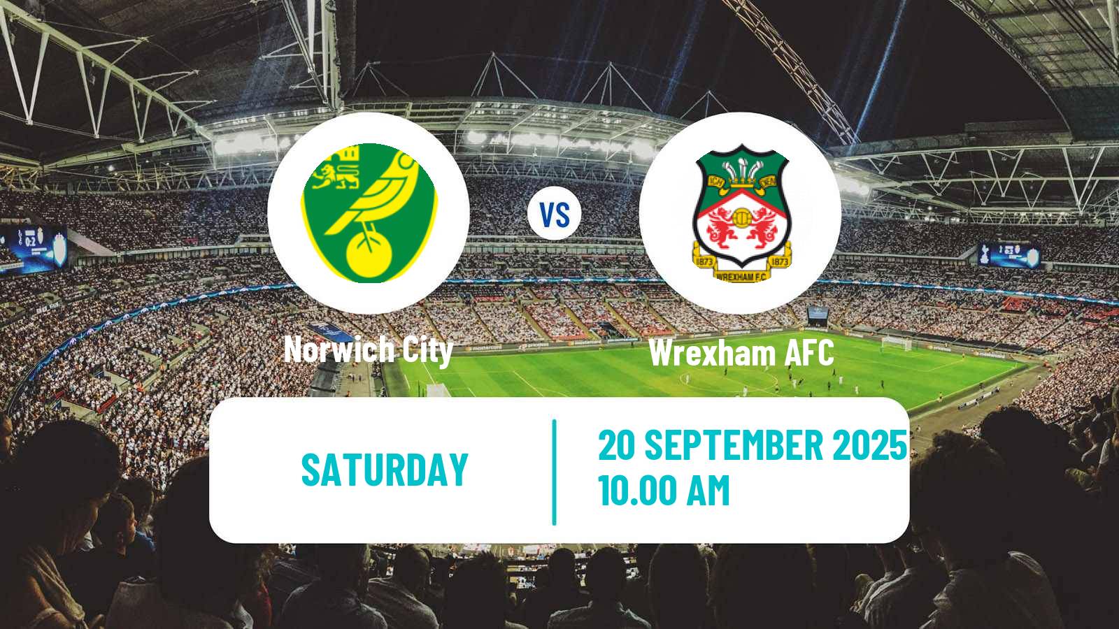Football English League Championship Norwich City - Wrexham