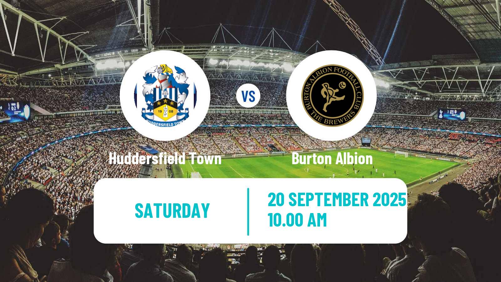 Football English League One Huddersfield Town - Burton Albion