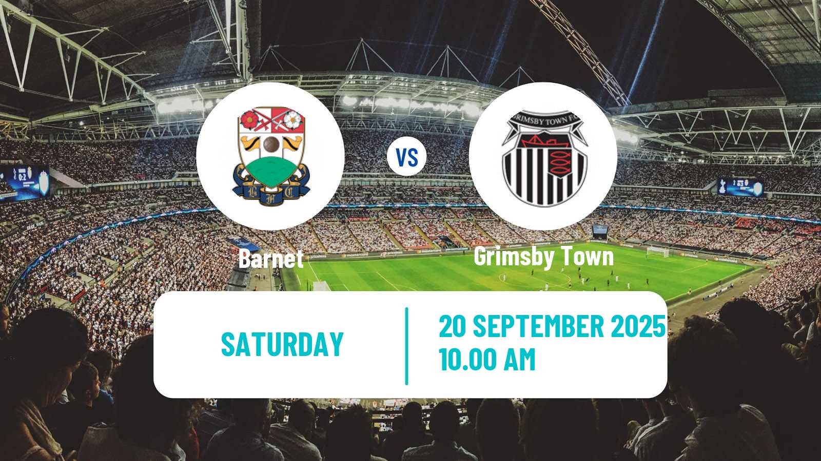 Football English League Two Barnet - Grimsby Town