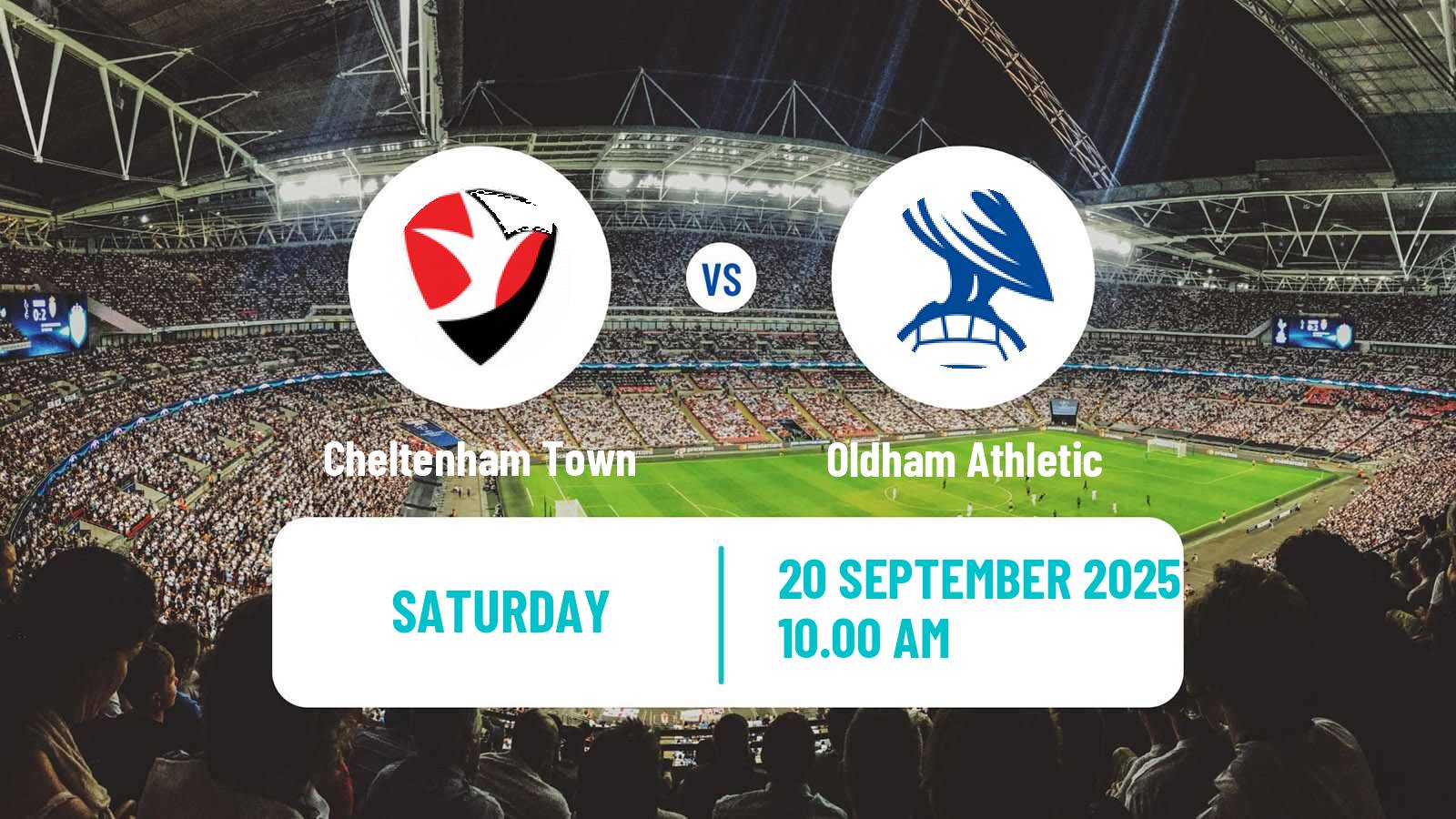 Football English League Two Cheltenham Town - Oldham Athletic