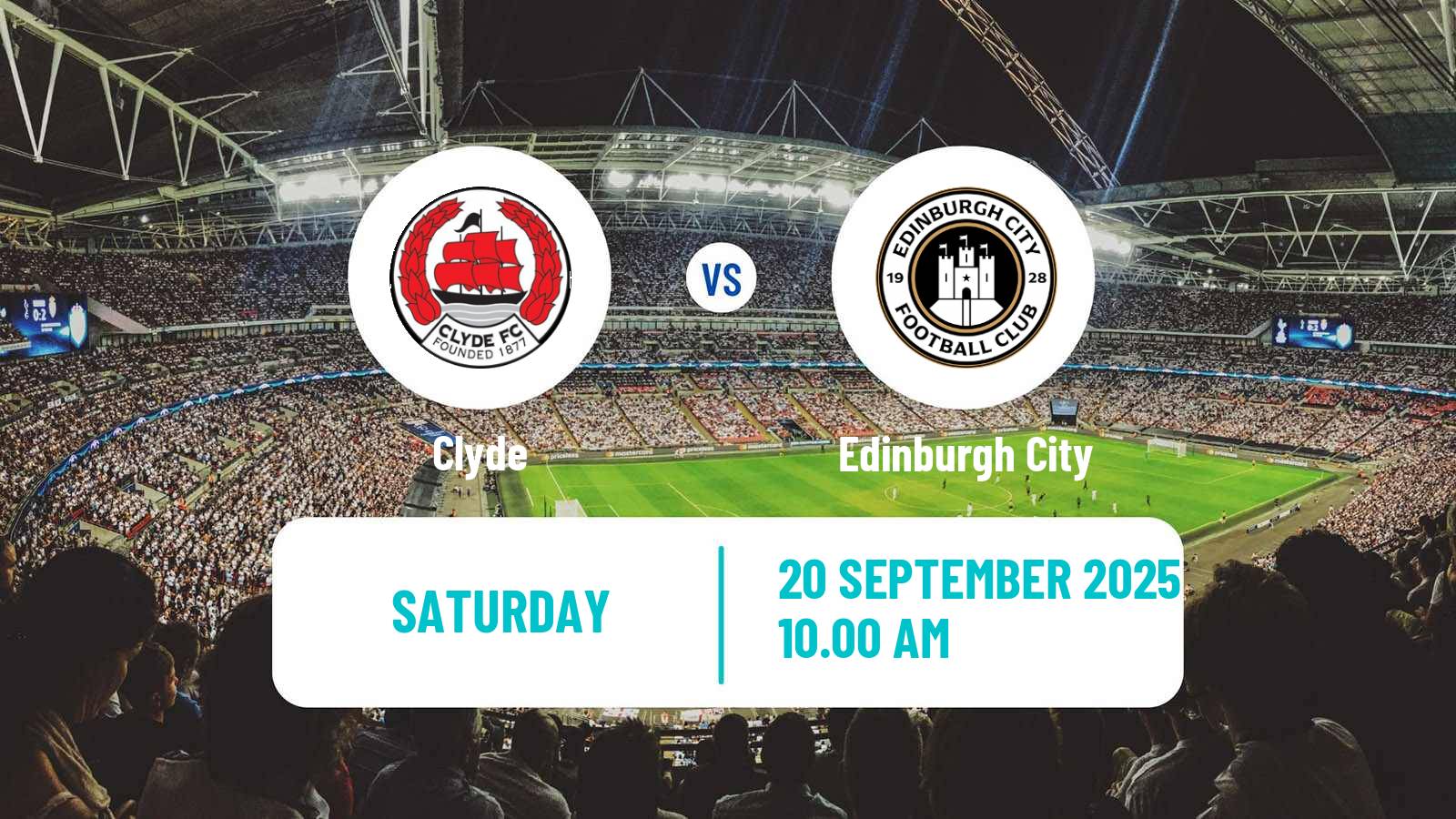 Football Scottish League Two Clyde - Edinburgh City