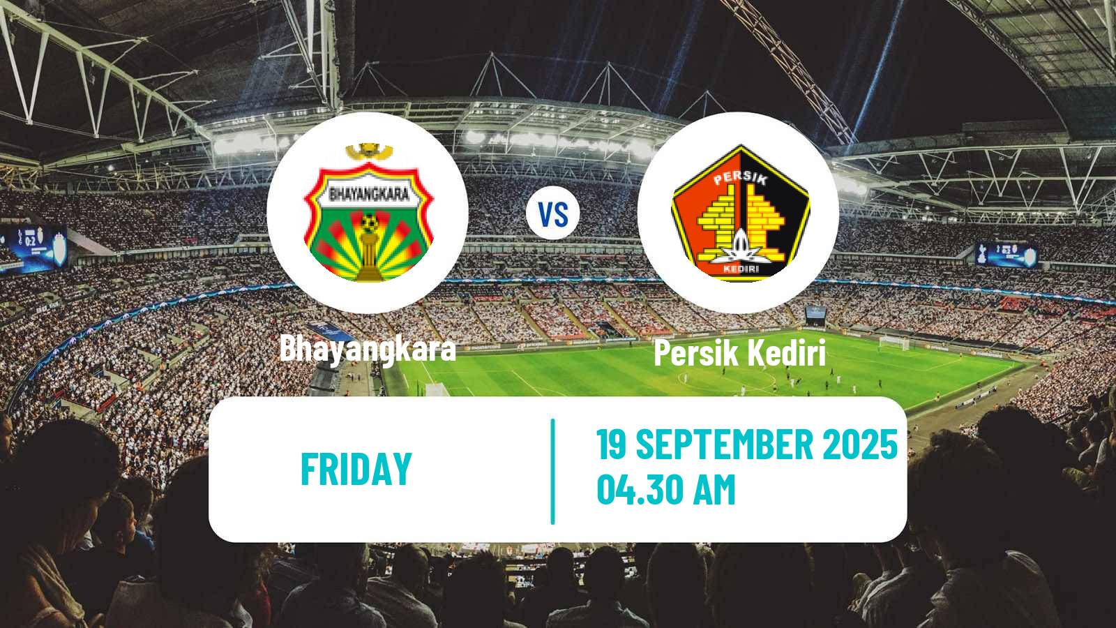 Football Indonesian Liga 1 Bhayangkara - Persik Kediri