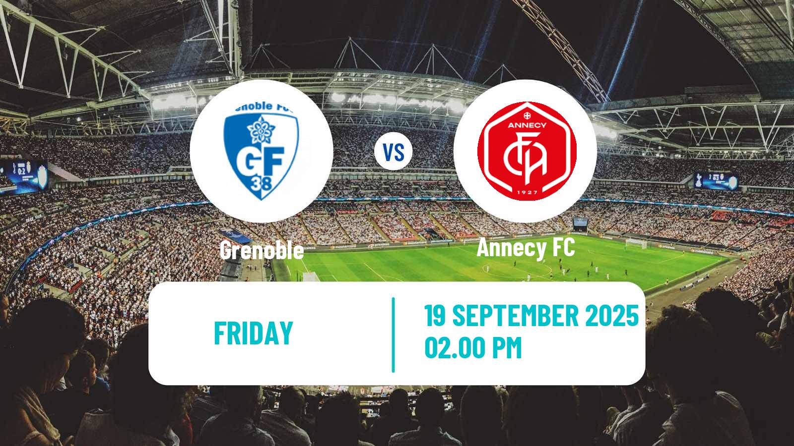 Football French Ligue 2 Grenoble - Annecy