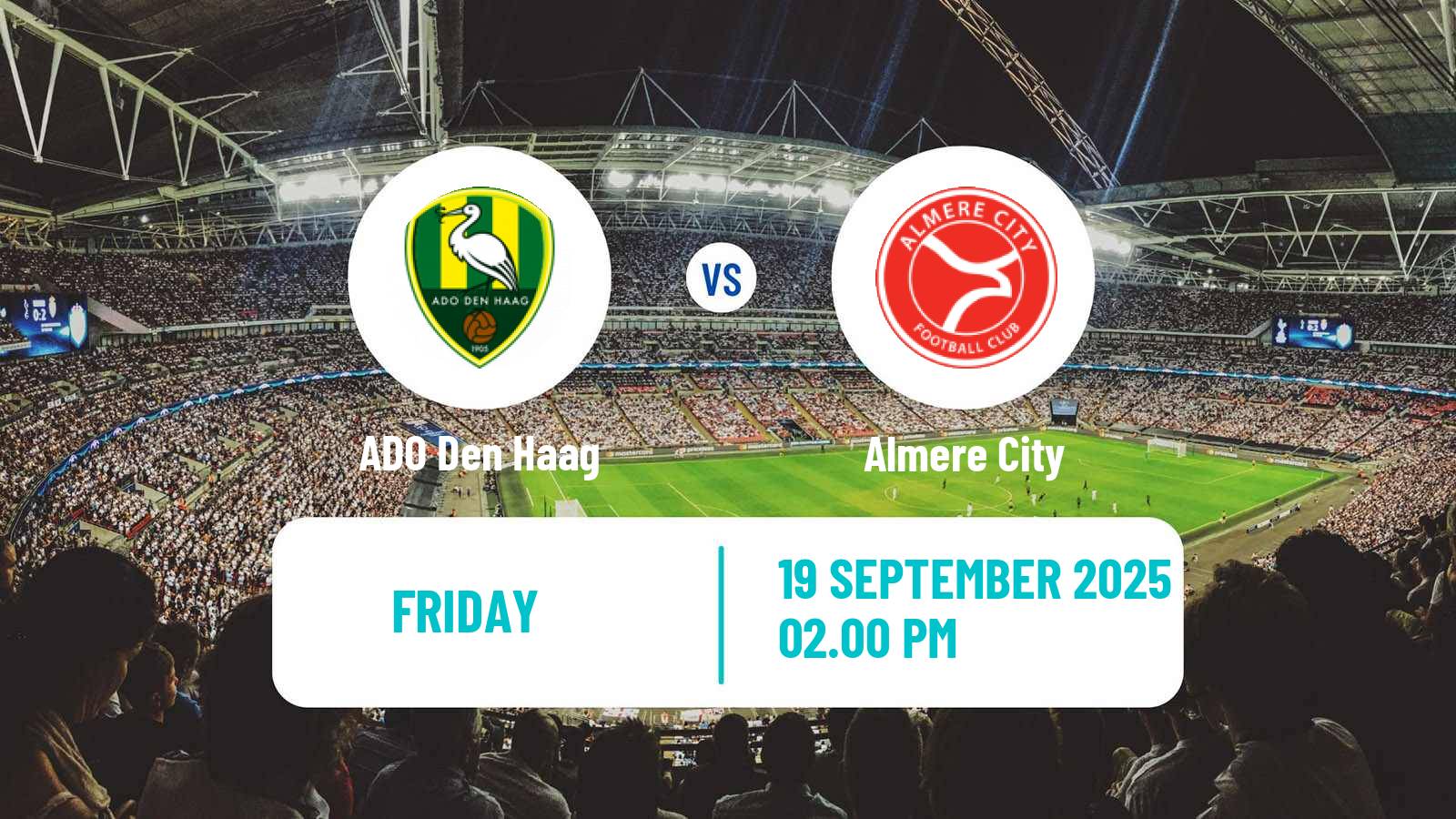 Football Dutch Eerste Divisie ADO Den Haag - Almere City