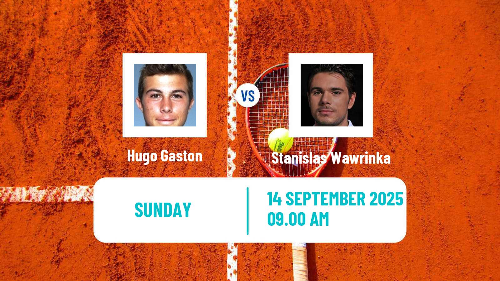 Tennis Rennes Challenger Men Hugo Gaston - Stanislas Wawrinka
