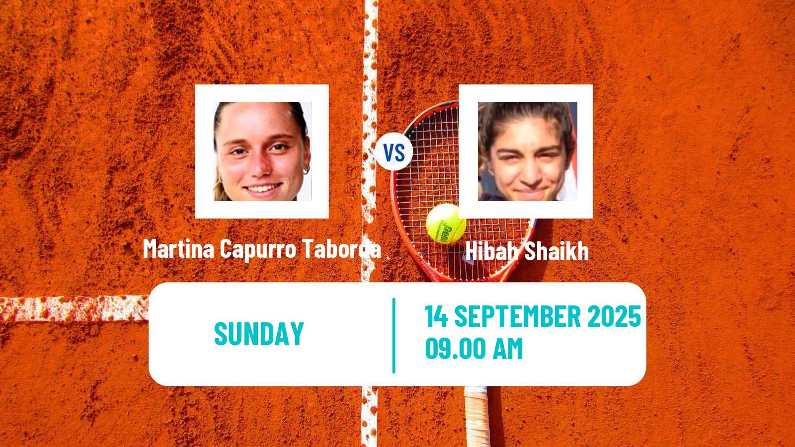 Tennis ITF W15 Sao Luis Women Martina Capurro Taborda - Hibah Shaikh