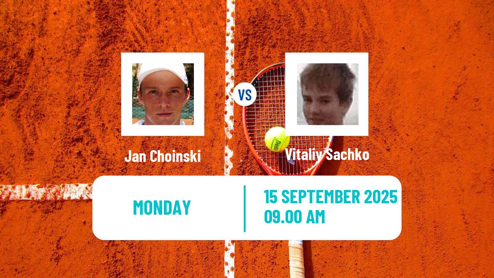 Tennis Bad Waltersdorf Challenger Men Jan Choinski - Vitaliy Sachko