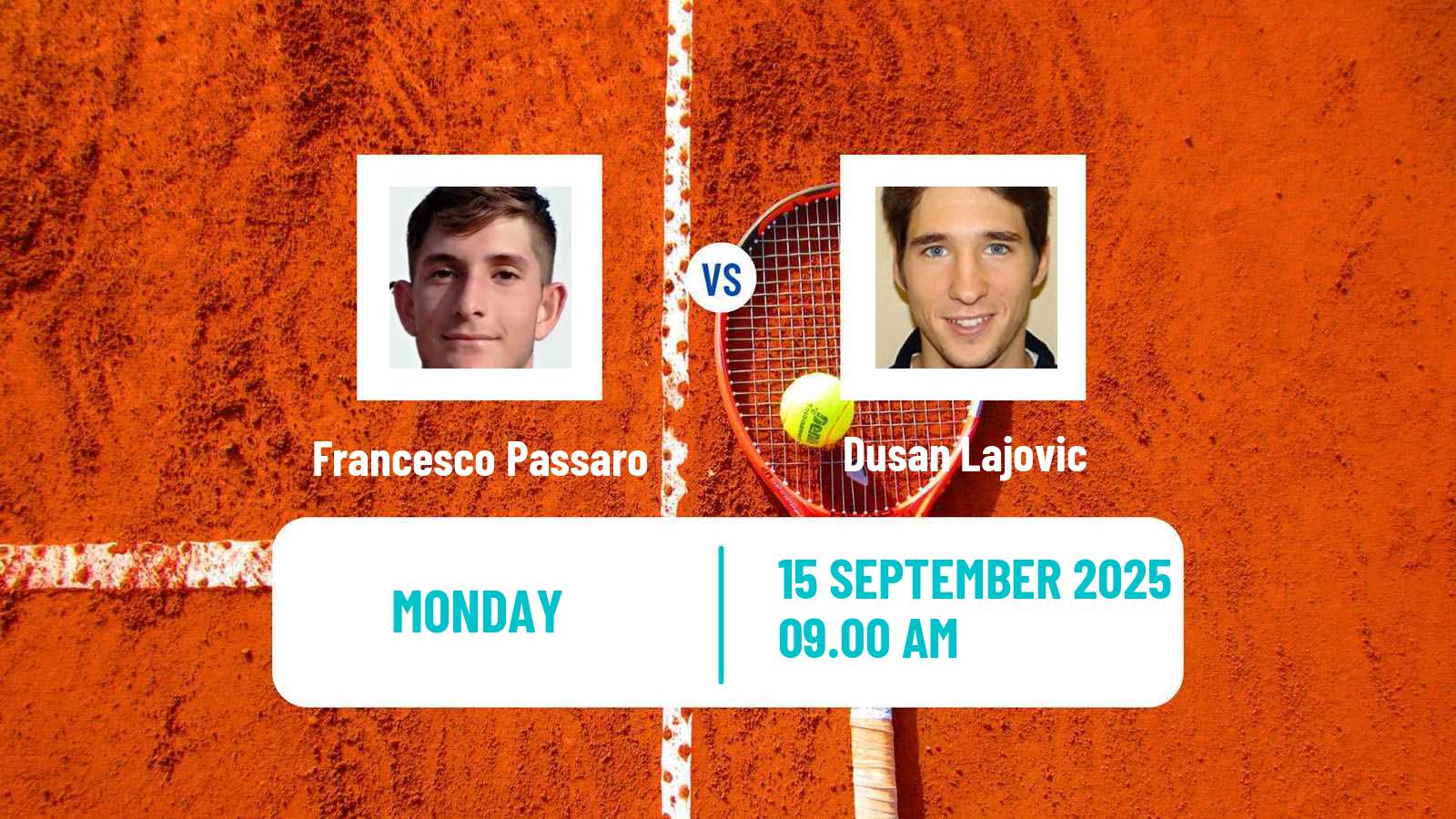 Tennis Bad Waltersdorf Challenger Men Francesco Passaro - Dusan Lajovic