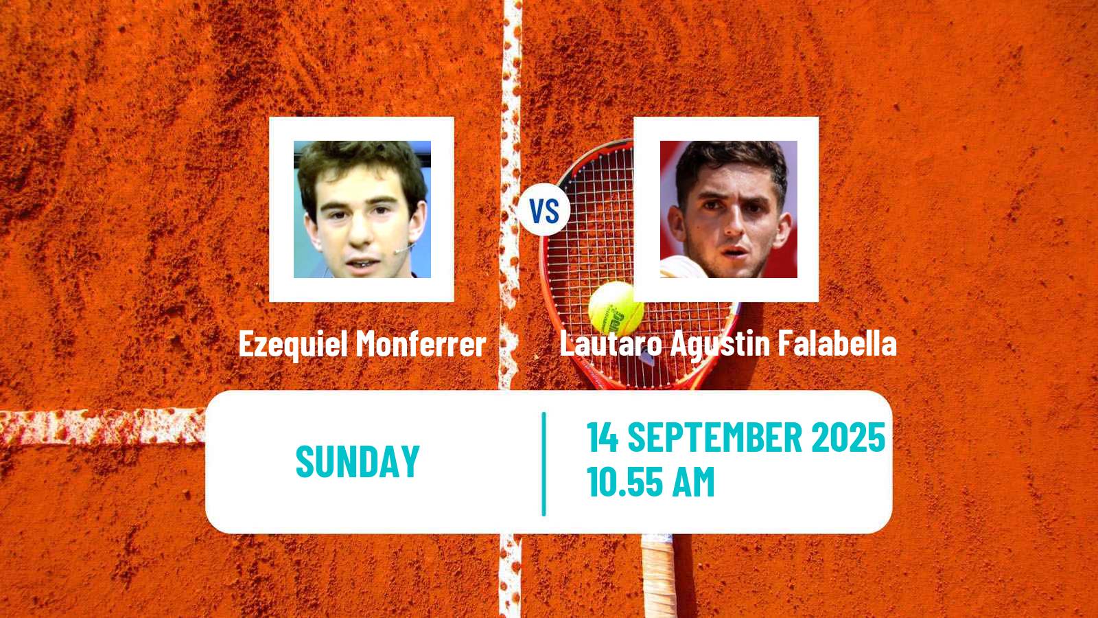 Tennis Villa Maria Challenger Men Ezequiel Monferrer - Lautaro Agustin Falabella