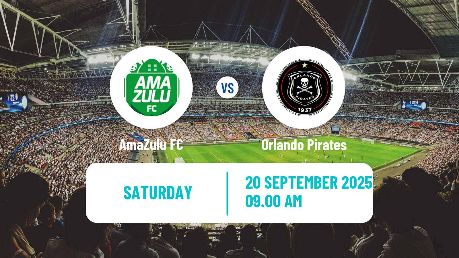 Football South African Premier Soccer League AmaZulu - Orlando Pirates