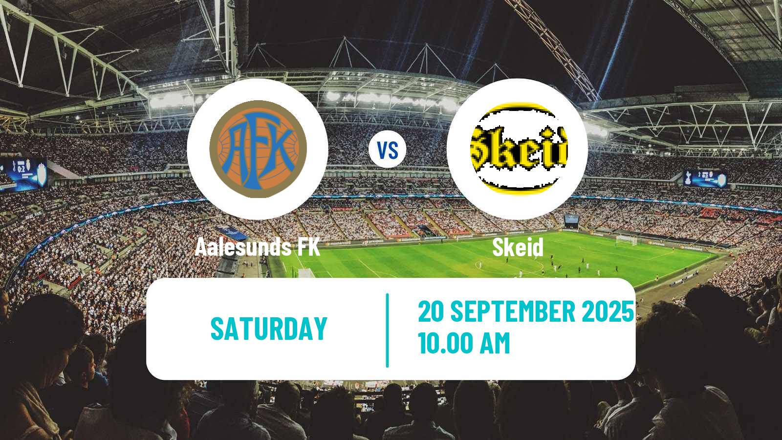 Football Norwegian Adeccoligaen Aalesunds - Skeid
