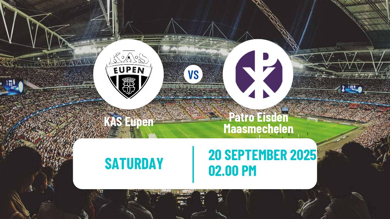Football Belgian Сhallenger Pro League Eupen - Patro Eisden Maasmechelen