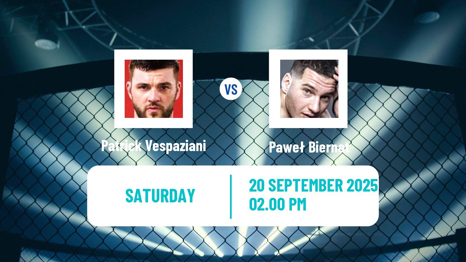 MMA Heavyweight Oktagon Men Patrick Vespaziani - Paweł Biernat