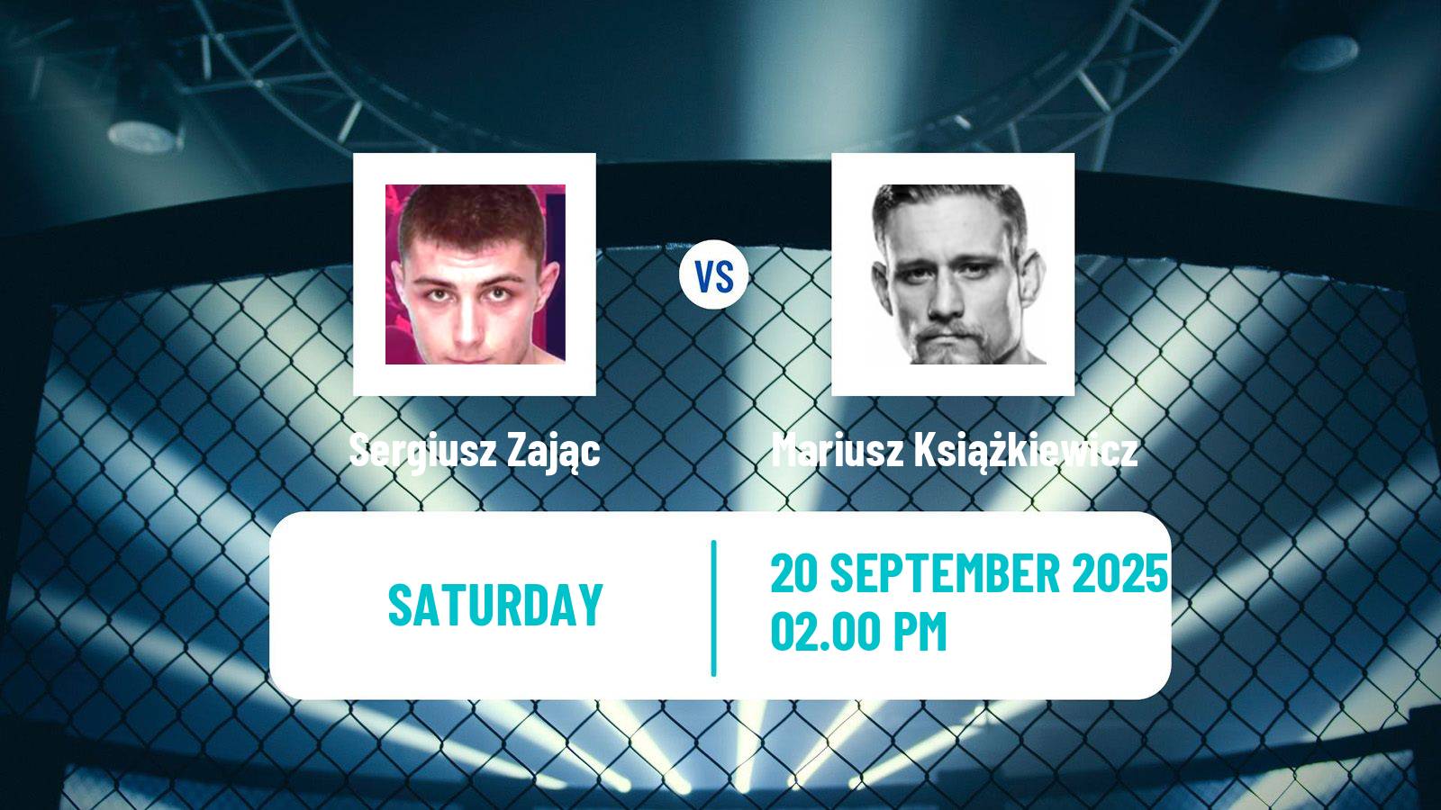 MMA Light Heavyweight Ksw Men Sergiusz Zając - Mariusz Książkiewicz