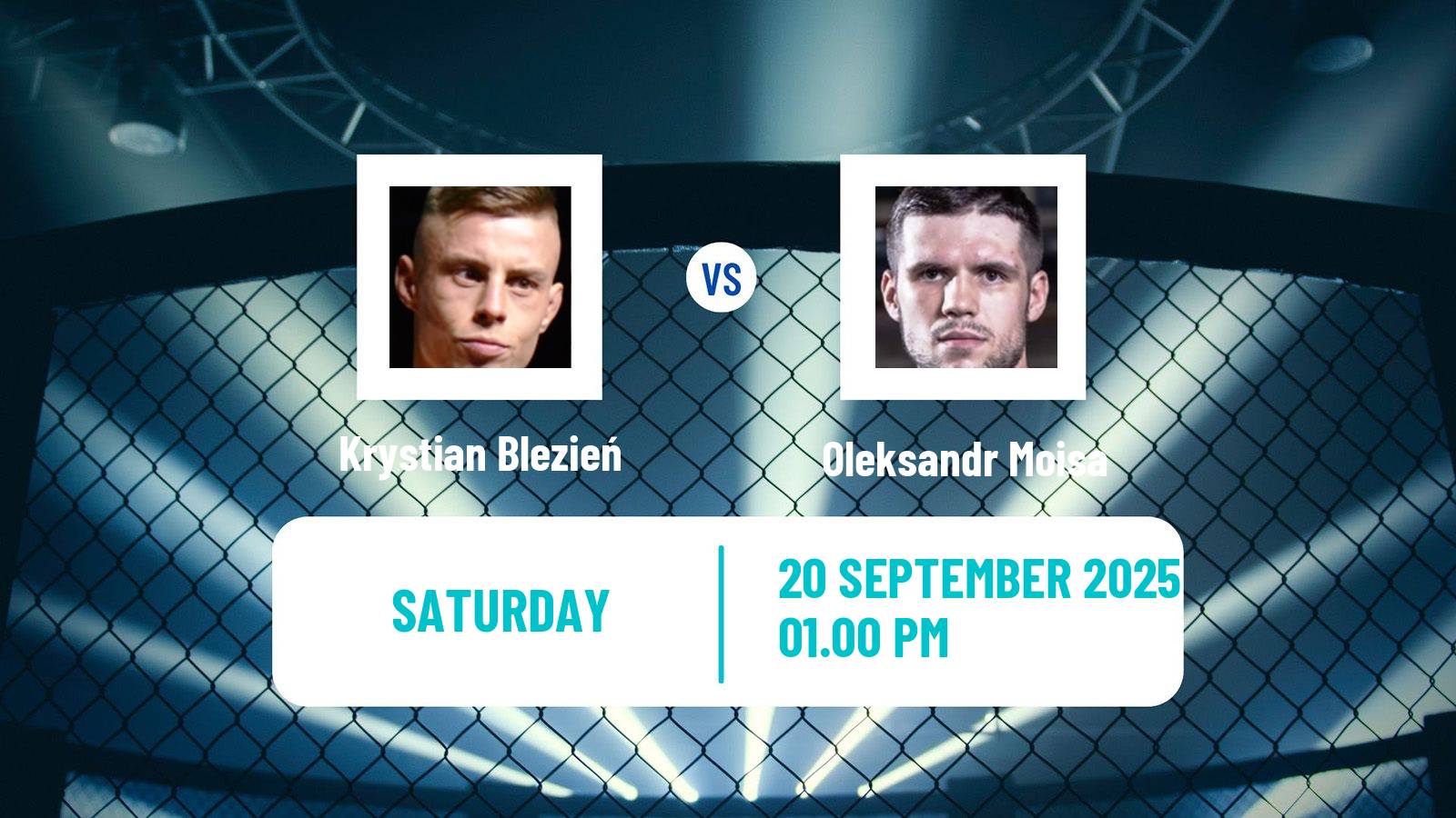 MMA Lightweight Ksw Men Krystian Blezień - Oleksandr Moisa