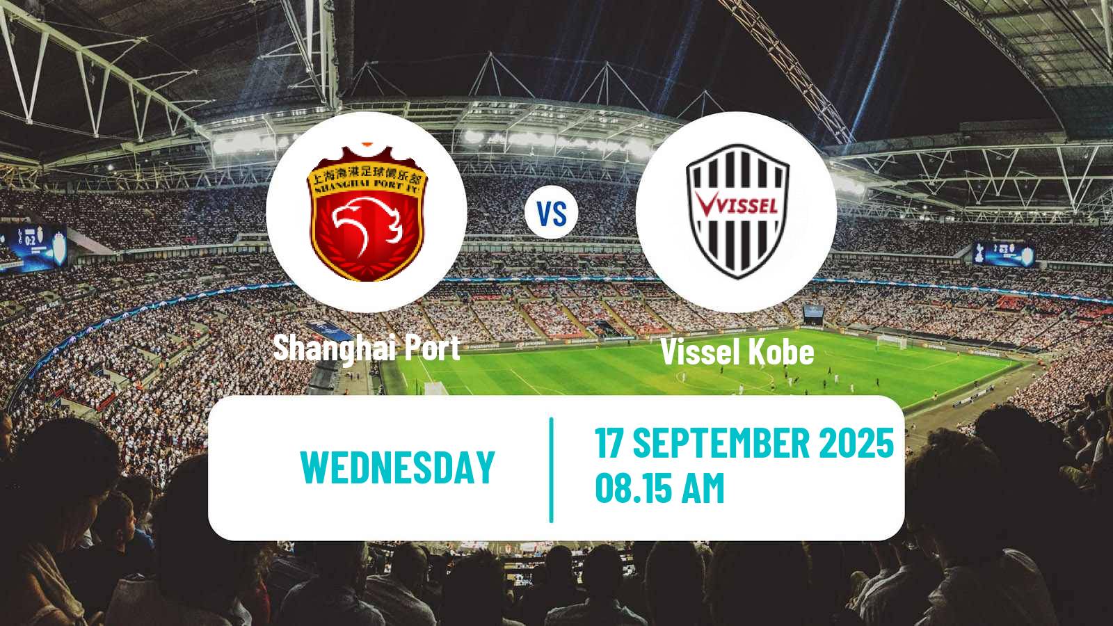 Football AFC Champions League Shanghai Port - Vissel Kobe